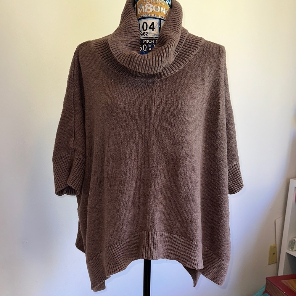 Old Navy Cozy Brown Turtleneck Sweater